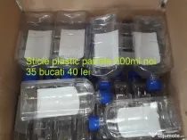 Sticle plastic patrate 500ml noi 35 buc.