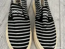 Espadrile alb-negru