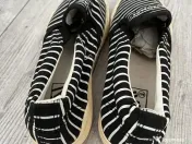 Espadrile alb-negru