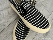 Espadrile alb-negru