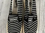 Espadrile alb-negru