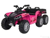 ATV electric pentru copii Kinderauto HL699 6x6, 4x 45W, 12V 14AH #pink