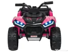 ATV electric pentru copii Kinderauto HL699 6x6, 4x 45W, 12V 14AH #pink