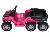 ATV electric pentru copii Kinderauto HL699 6x6, 4x 45W, 12V 14AH #pink 