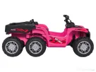 ATV electric pentru copii Kinderauto HL699 6x6, 4x 45W, 12V 14AH #pink