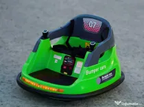 Masinuta busitoare electrica cu RC, Kinderauto Bumper, 2x 35W 12V Green