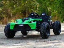 Buggy electric Kinderauto General, 800W 48V 20Ah, roti gonflabile Green