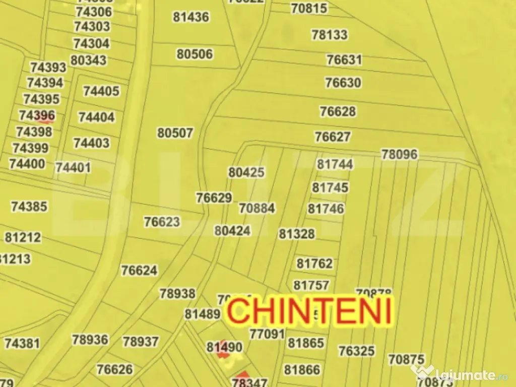 De vanzare teren Deusu, dupa lacurile din Chinteni