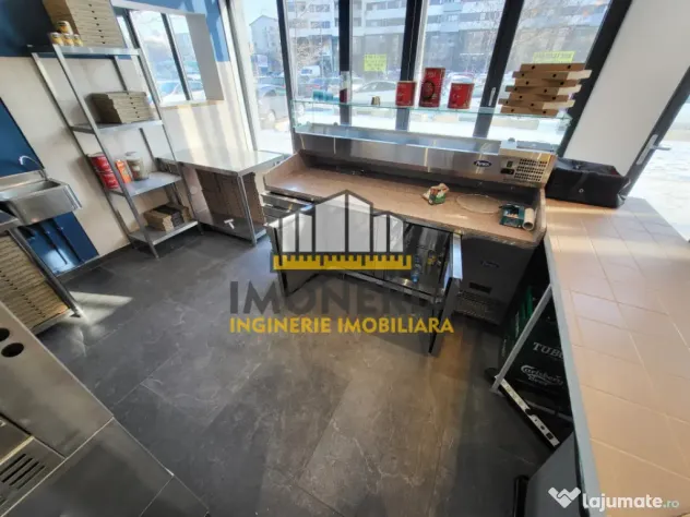 Cafe/pizzerie stradala-dotari full-100m metrou Mihai Bravu-p