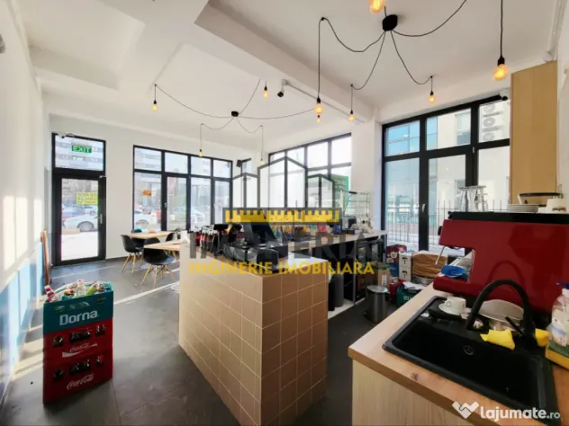 Cafe/pizzerie stradala-dotari full-100m metrou Mihai Bravu-p
