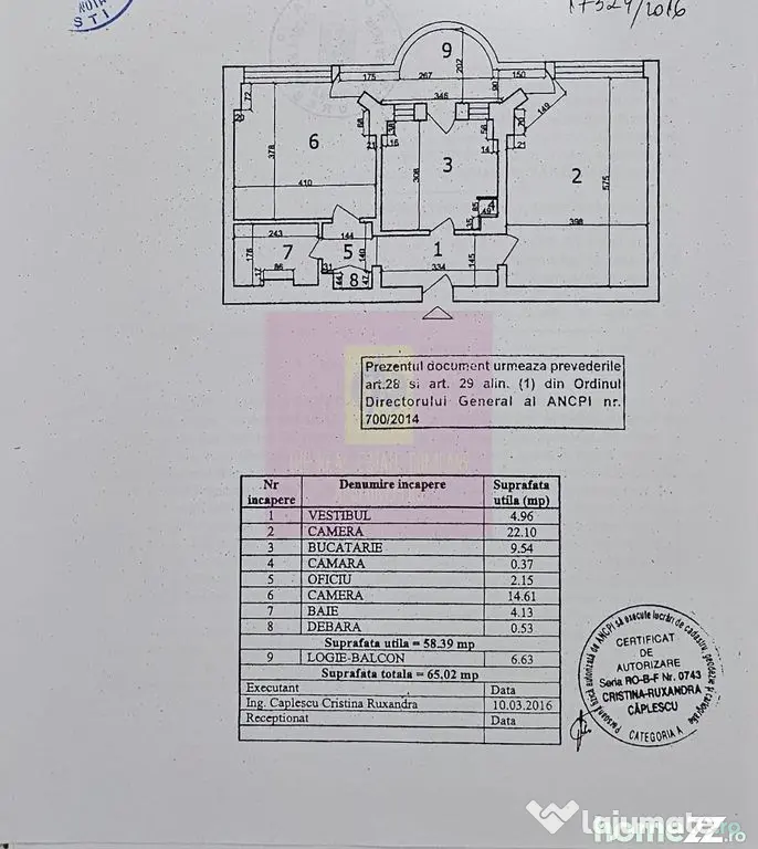 Vanzare apartament 2 camere in zona bd. Decebal stradal