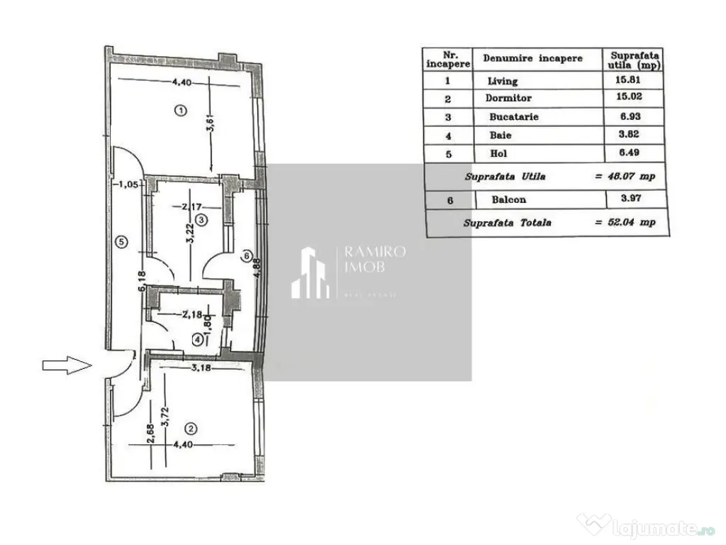 Apartament 2 Camere Decomandat - Metalurgiei