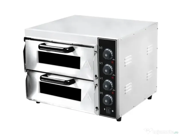 Cuptor profesional pentru pizza pe 2 niveluri pentru pizza Ø40 cm