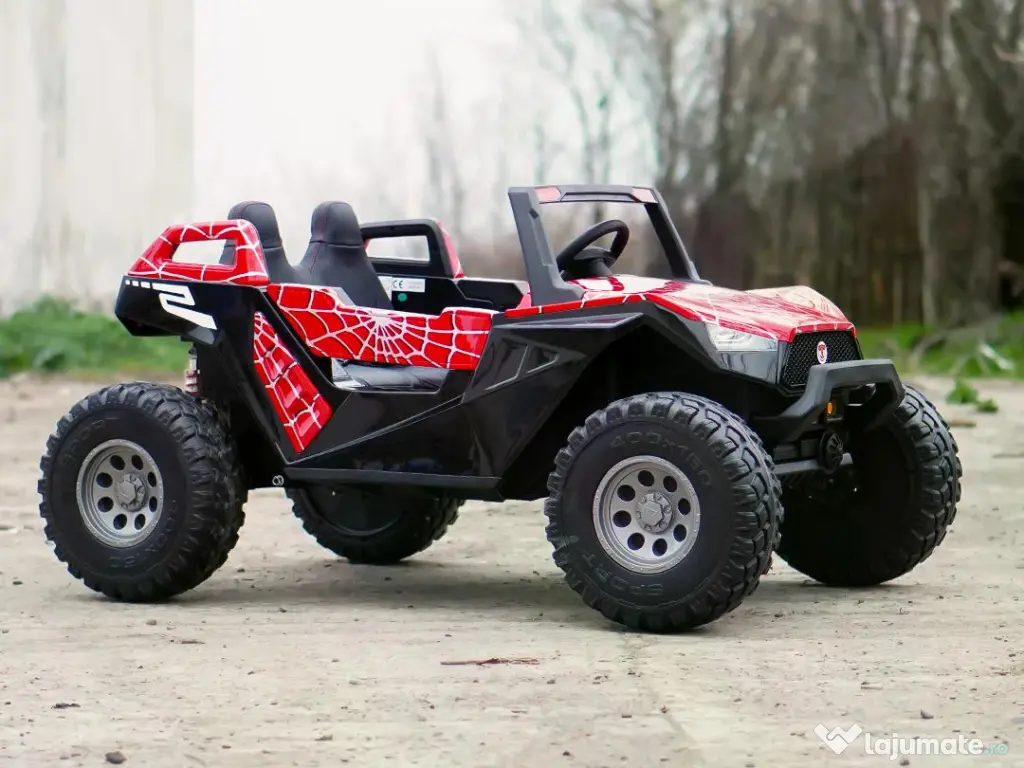UTV electric pentru 4 copii, Kinderauto BJX1928 24V 14Ah , 500W Red Spider
