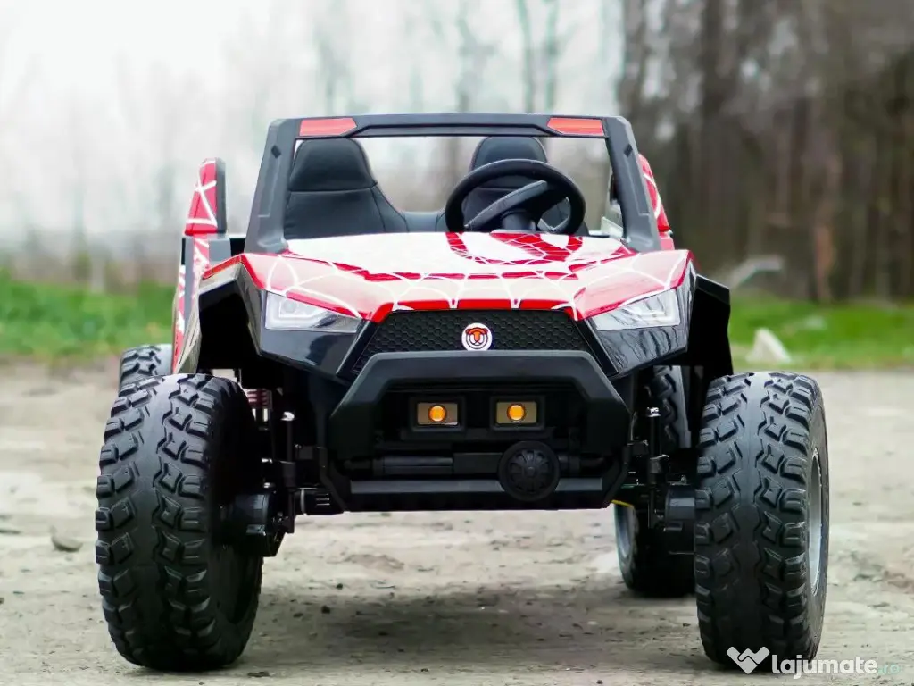 UTV electric pentru 4 copii, Kinderauto BJX1928 24V 14Ah , 500W Red Spider