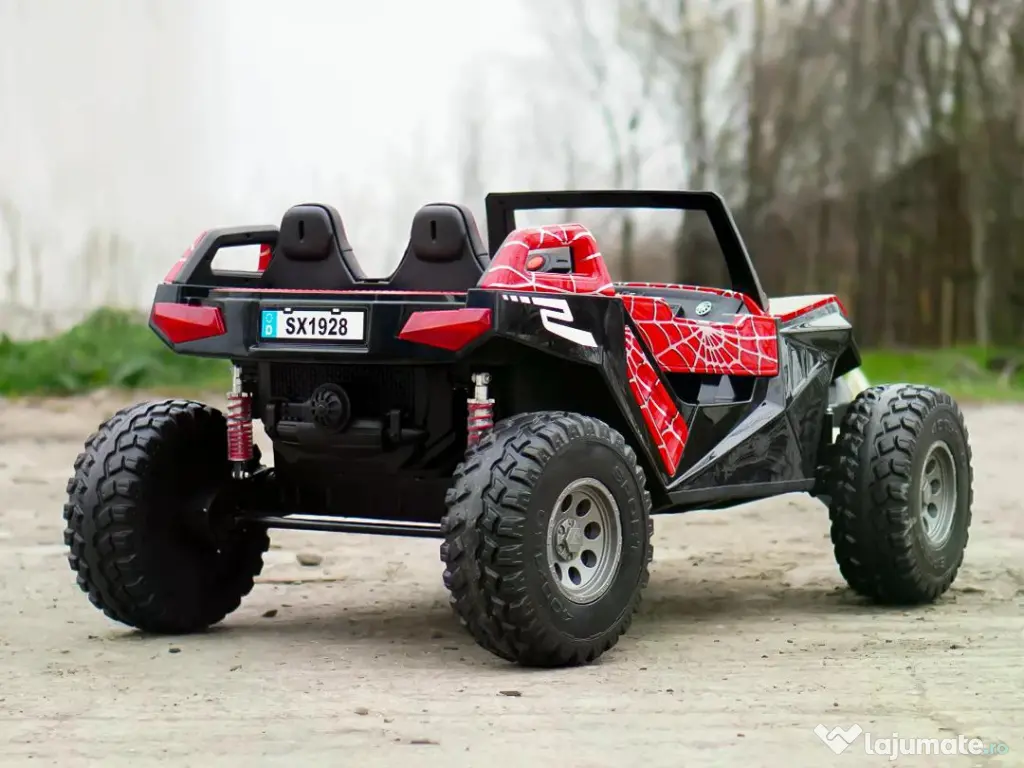 UTV electric pentru 4 copii, Kinderauto BJX1928 24V 14Ah , 500W Red Spider