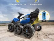 UTV electric pentru 2 copii Kinderauto BJSX2319 6x6 300W 24V Blue