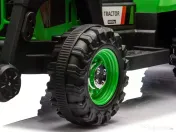 Tractoras electric pentru copii Kinderauto BJEJ1588E 2x35W, 12V Green