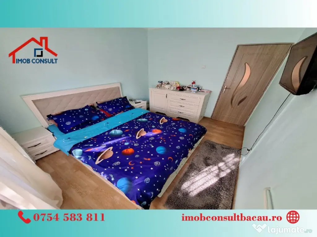 Apartament 2 camere, decomandat – Etaj 1! Cornișa Bistriței! CE1540