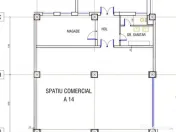 Spațiu comercial de închiriat, pretabil restaurant, 140... 