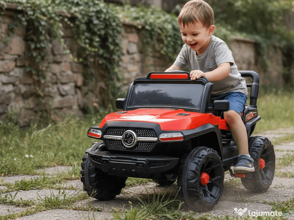 Masina electrica pentru copii 3-9 ani, 12V, 380W cu telecomanda