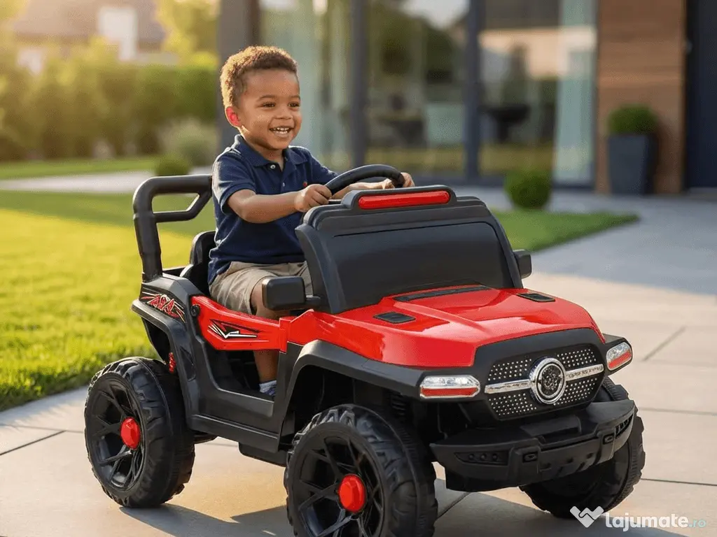 Masina electrica pentru copii 3-9 ani, 12V, 380W cu telecomanda