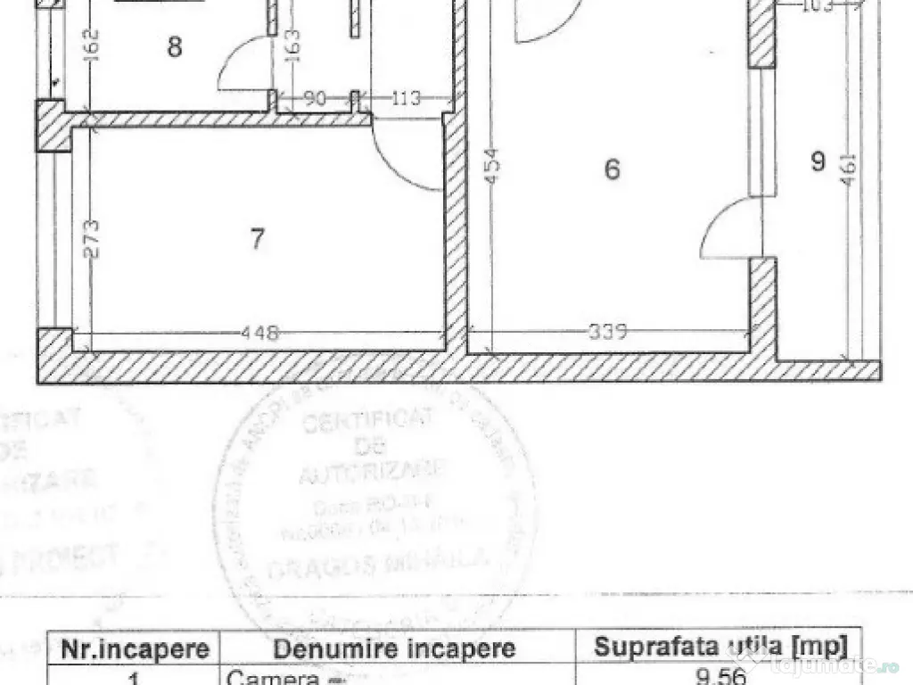 3 camere Nicolae Grigorescu, apropiere metrou, cf. I, decomandat