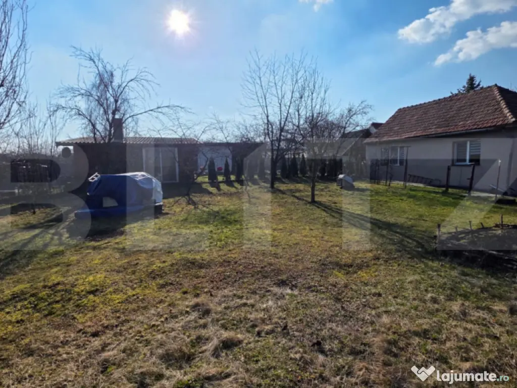 Teren generos cu casă – ideal pentru renovare sau dezvolt