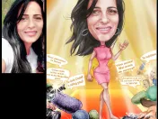 Cadouri inedite - Caricaturi, portrete, tablouri pictate - dupa fotografie 