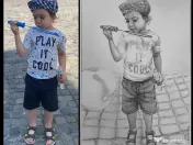 Cadouri inedite - Caricaturi, portrete, tablouri pictate - dupa fotografie 