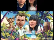 Cadouri inedite - Caricaturi, portrete, tablouri pictate - dupa fotografie 