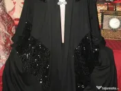 Cardigan lung cu paiete,elegant 