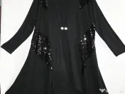 Cardigan lung cu paiete,elegant 