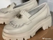 Pantofi mocasini din piele naturala