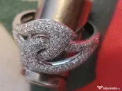 Inel diamante (221) aur alb 