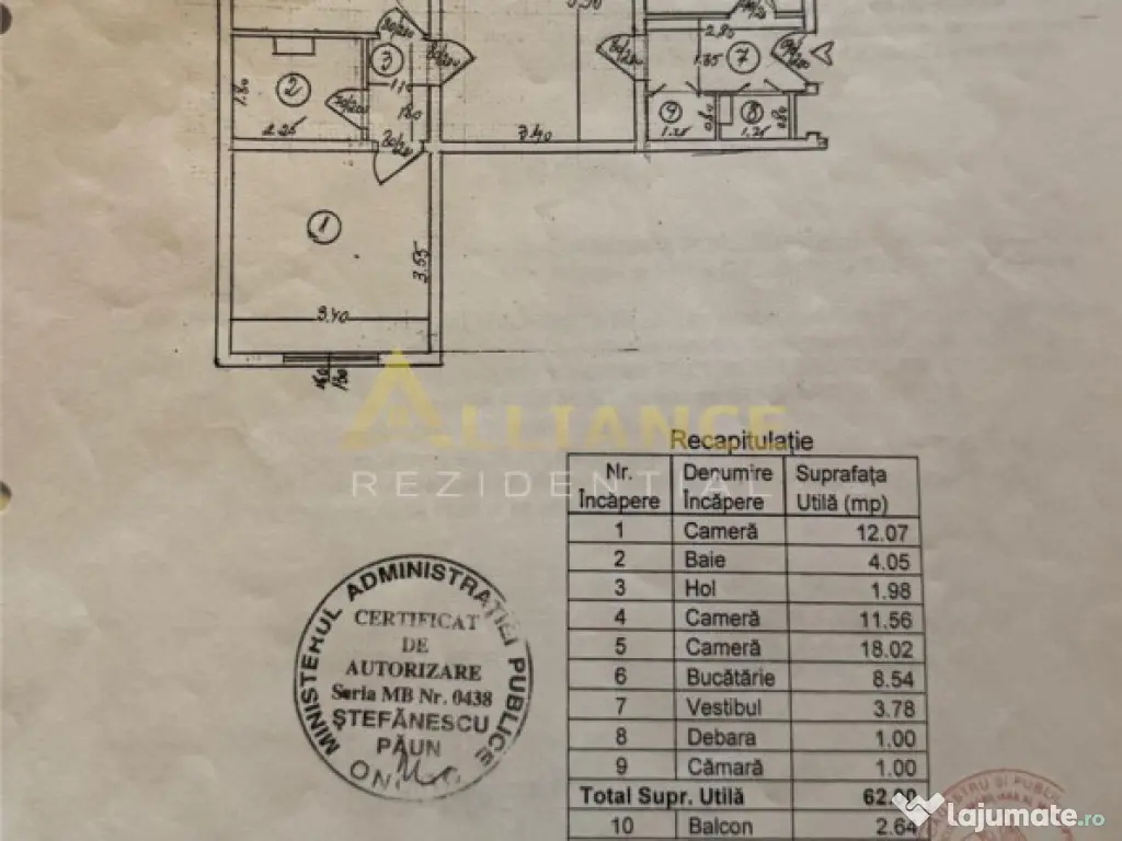 Apartament 3 camere Dristor