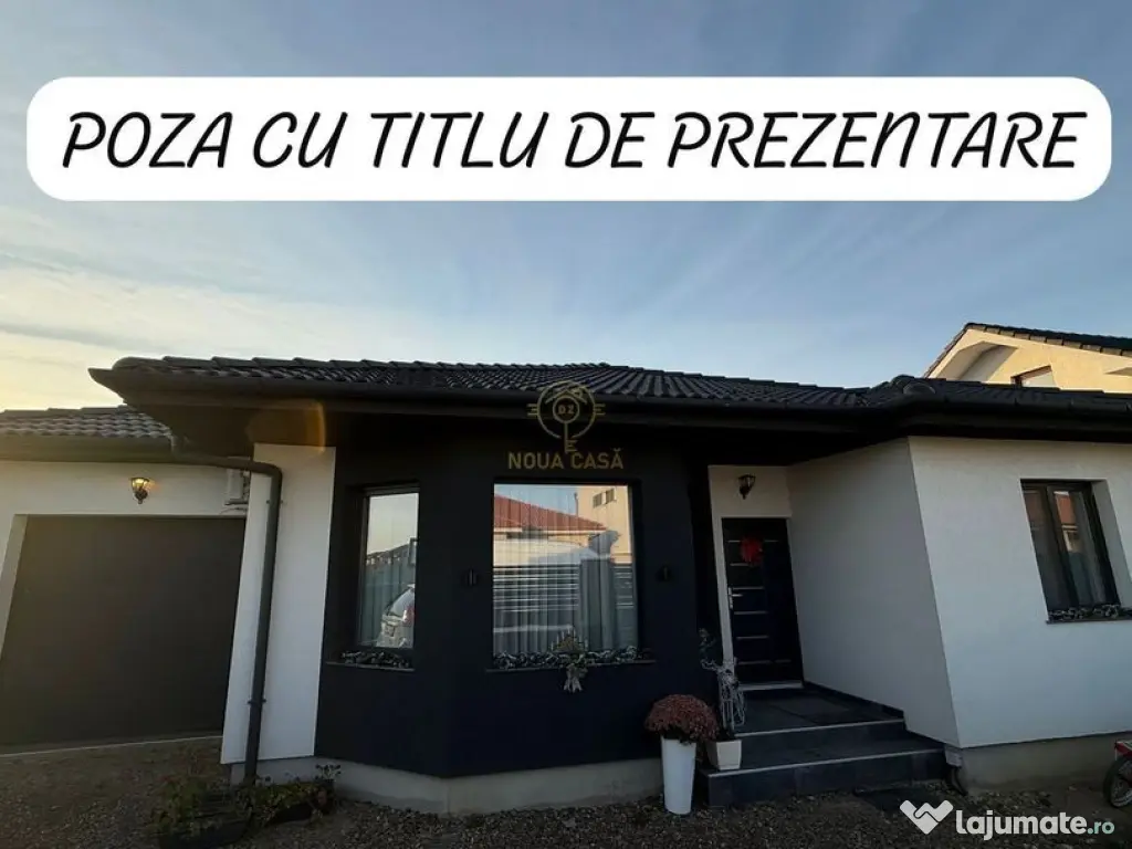 Casa 3 Dormitoare/Garaj/Terasa cu Teren Generos de 650MP