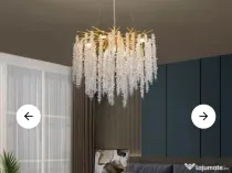 Lustra elegantă aurie noua