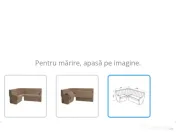 Colțar bucătărie.NOU.Bej, montaj stanga/drapta 