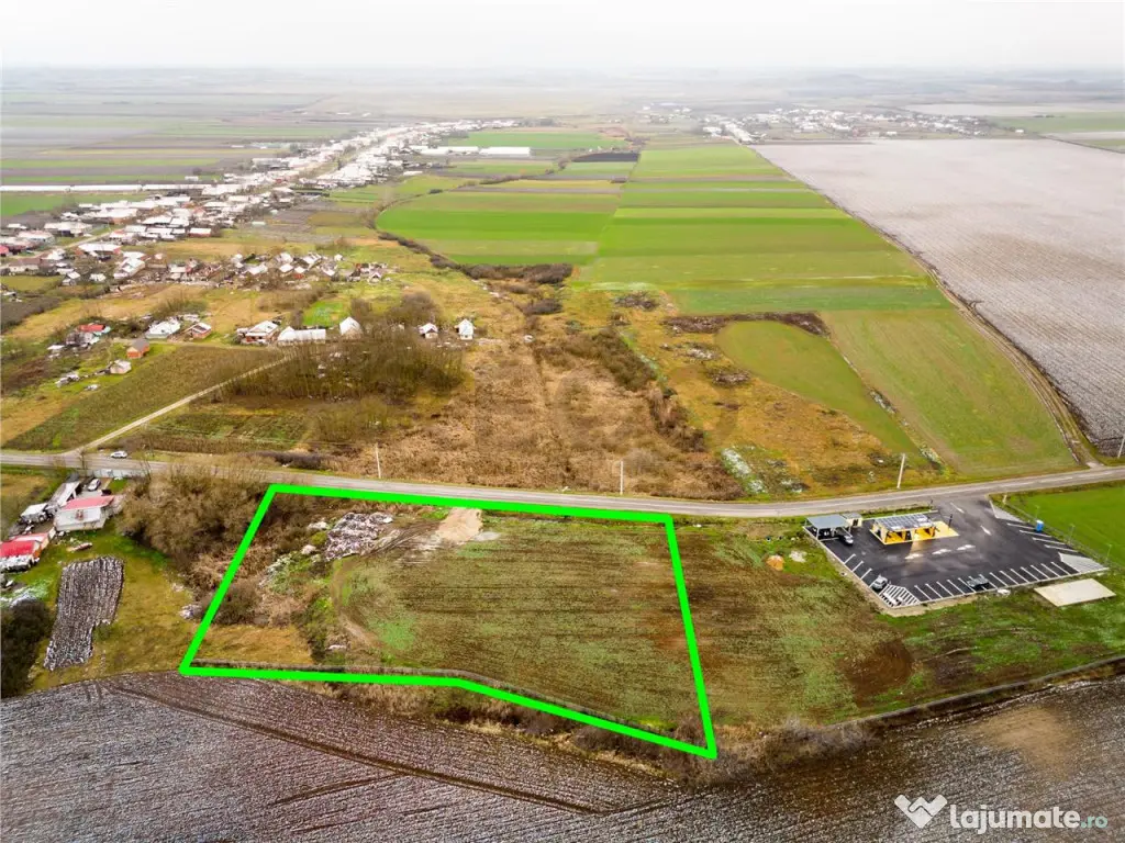 RECO . Teren extravilan 5000mp , 110ml front .