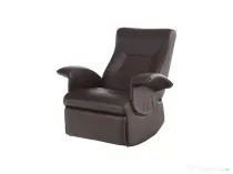 Fotoliu Romelo piele sintetica maro