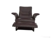 Fotoliu Romelo piele sintetica maro