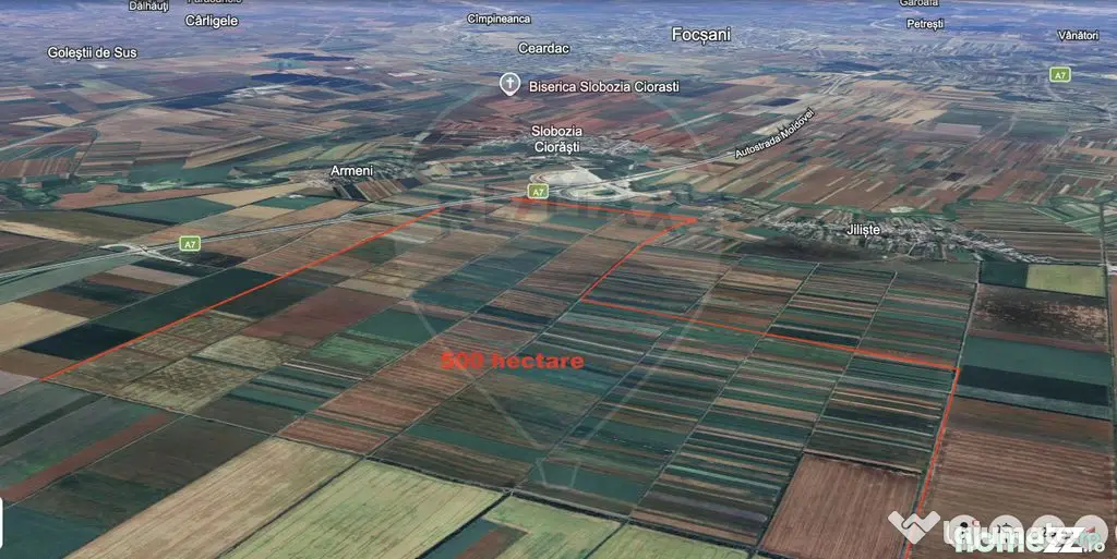 Teren 500 h plus 1000h arenda Vrancea