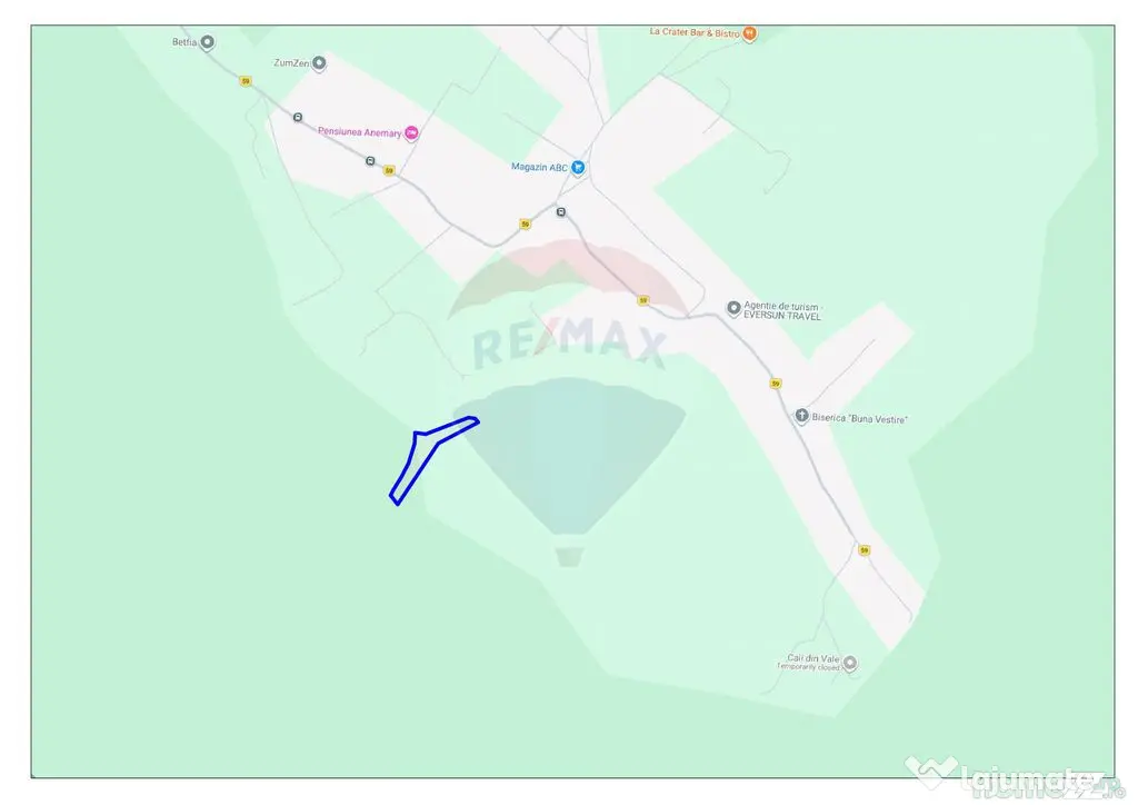Teren intravilan, 9465 mp, Betfia, lângă pădure, de v?...