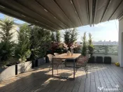 Penthouse 3 camere - Terasă 78 mp - 180 mp total - Mobilat 