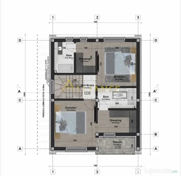 Vila individuala || 400 m pana in bd principal || 4 camere