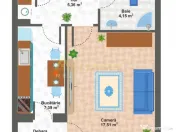 Garsoniera Aparatorii Patriei 15 minute 