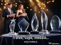 Magazin trofee, cupe, medalii, diplome, distincții, figurine