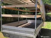 Remorcă auto 2700 kg cu prelată demontabilă și troliu –  sau schimb cu ATV 