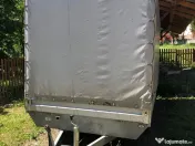 Remorcă auto 2700 kg cu prelată demontabilă și troliu –  sau schimb cu ATV 